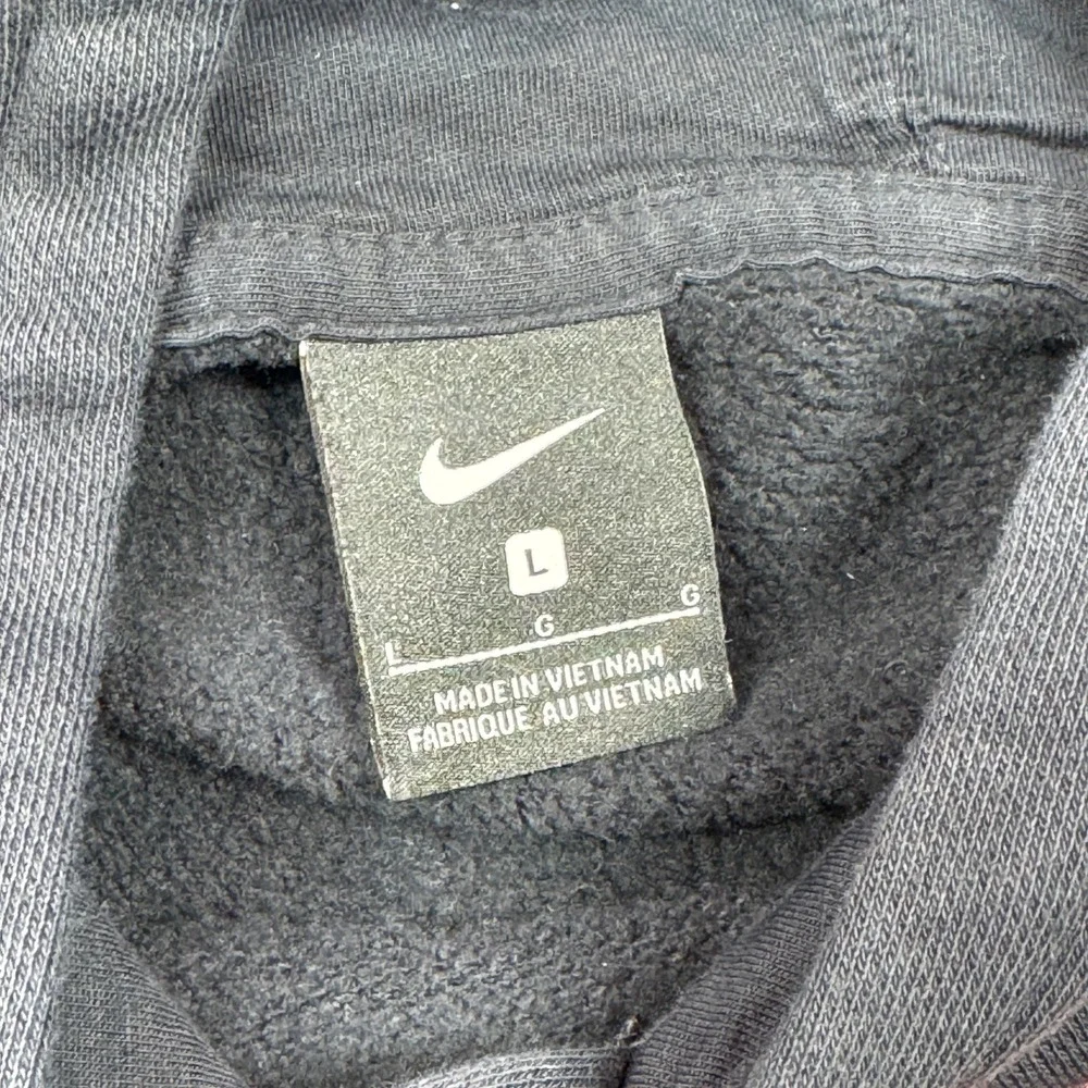Nike Hoodie Kids 6 Black Pullover Sweatshirt Big Logo Swoosh Athletic Sportswear